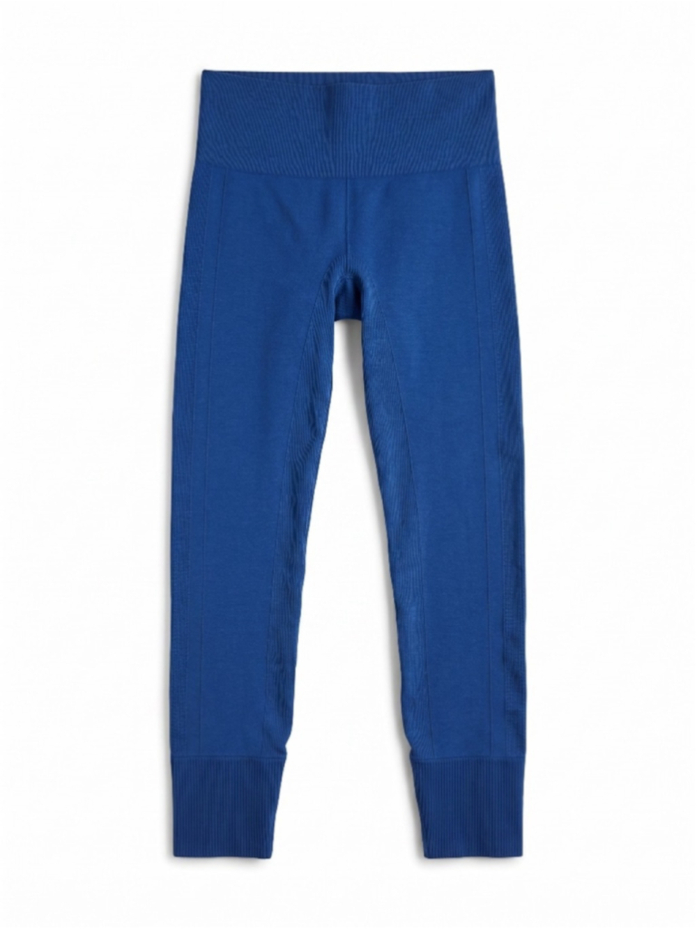 LULULEMON Zone In Cropped Yoga Blue High-waisted Leggings, Sz 8
